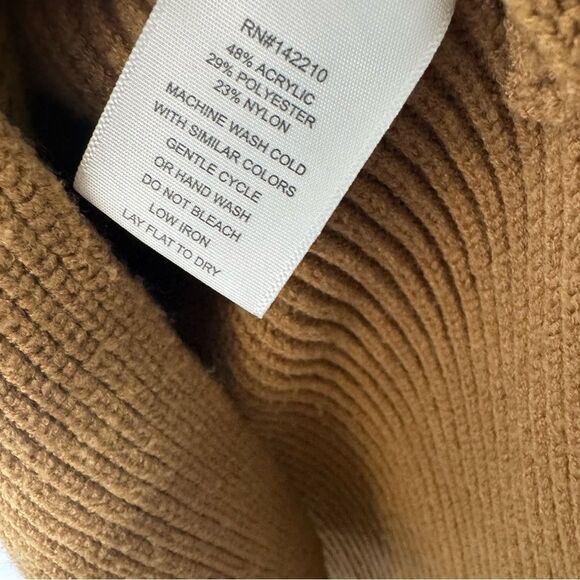 Mersea brown poncho sweater one size - Picture 4 of 6